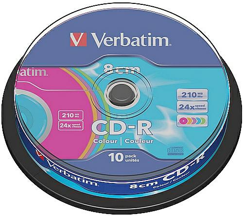 Verbatim CD-R Mini 8cm 210MB c-10 43413 - Henryx24