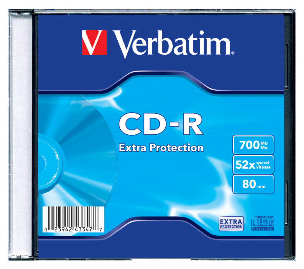 Verbatim CD-R x52 700MB EP slim 43347 Extra Protection - Henryx24