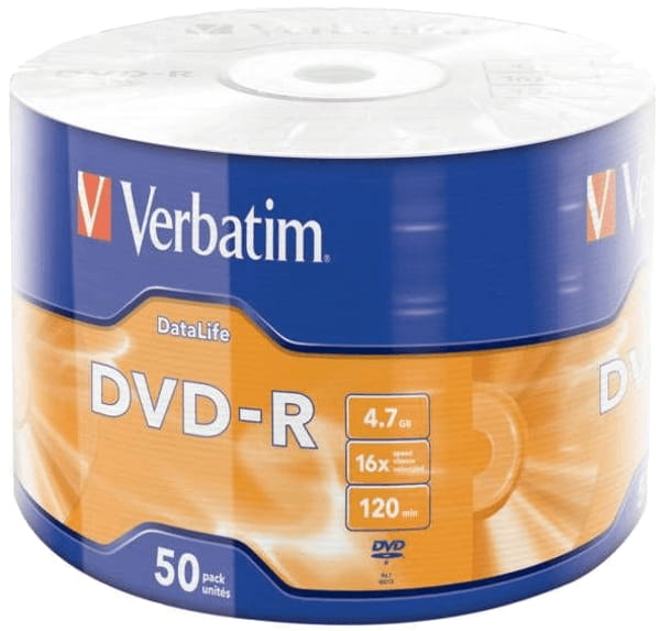 Verbatim DVD-R x16 4,7GB Data s-50 43791 DATALALIFE - Henryx24