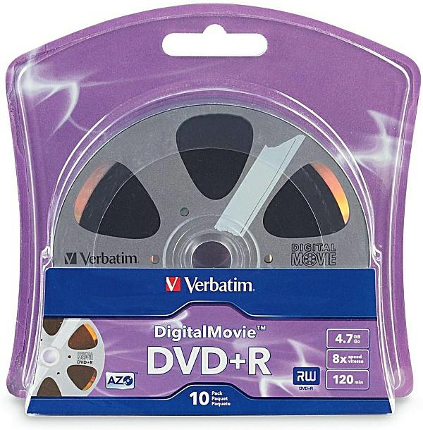 Verbatim DVD+R x8 4,7GB AZO c-10 movie 96857 - Henryx24