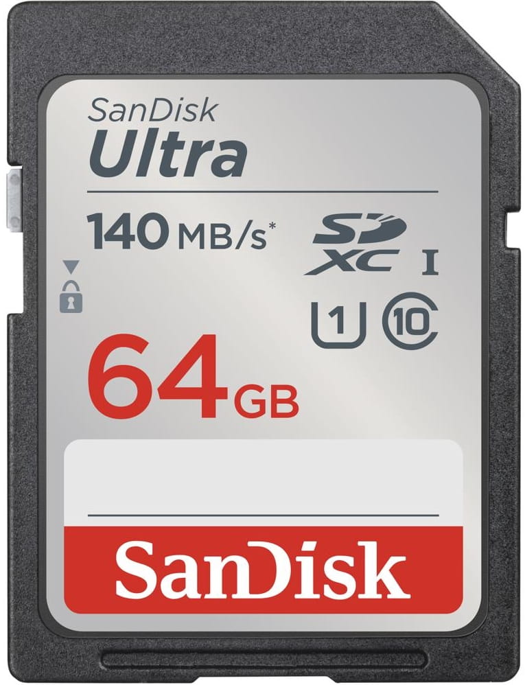 SanDisk SDXC 64GB Ultra 140MB/s SDSDUNB-064G-GN6IN - Henryx24