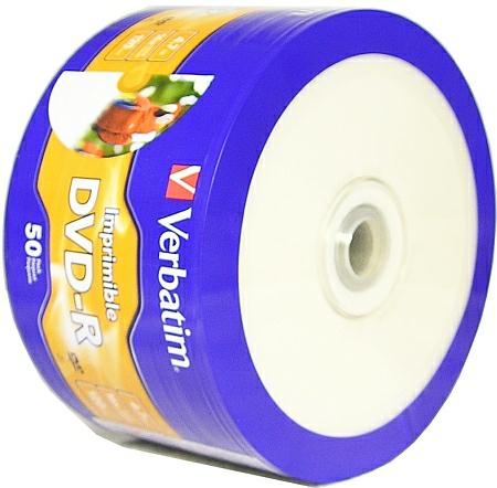 Verbatim DVD-R x16 4,7GB PRINTs-50 97167 bez id - Henryx24
