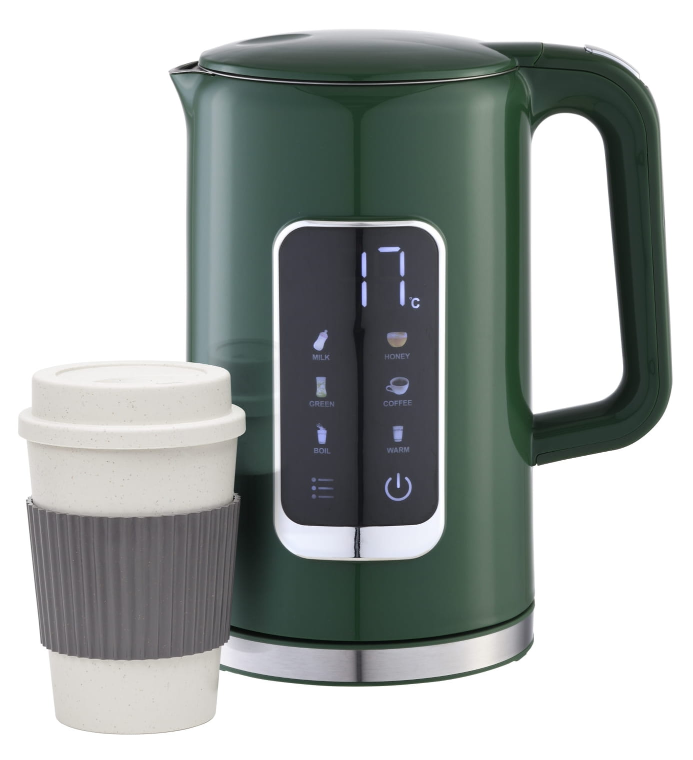 PLATINET Czajnik 1,7l + kubek 45977 zielony PEKR723G - Henryx24