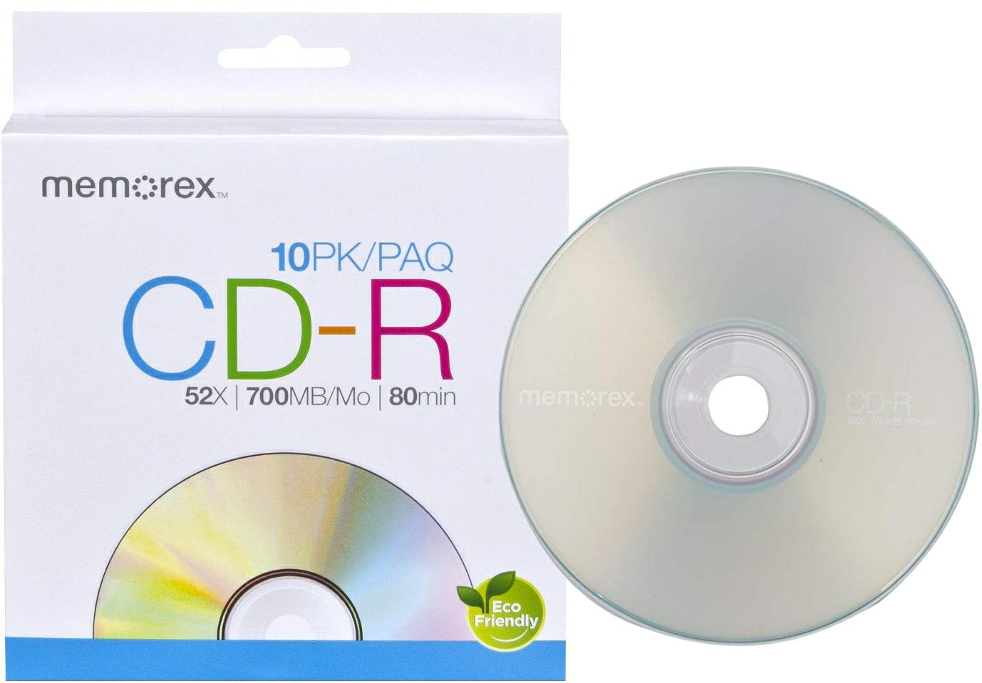 MEMOREX CD-R x52 700MB op-10 koperta - Henryx24