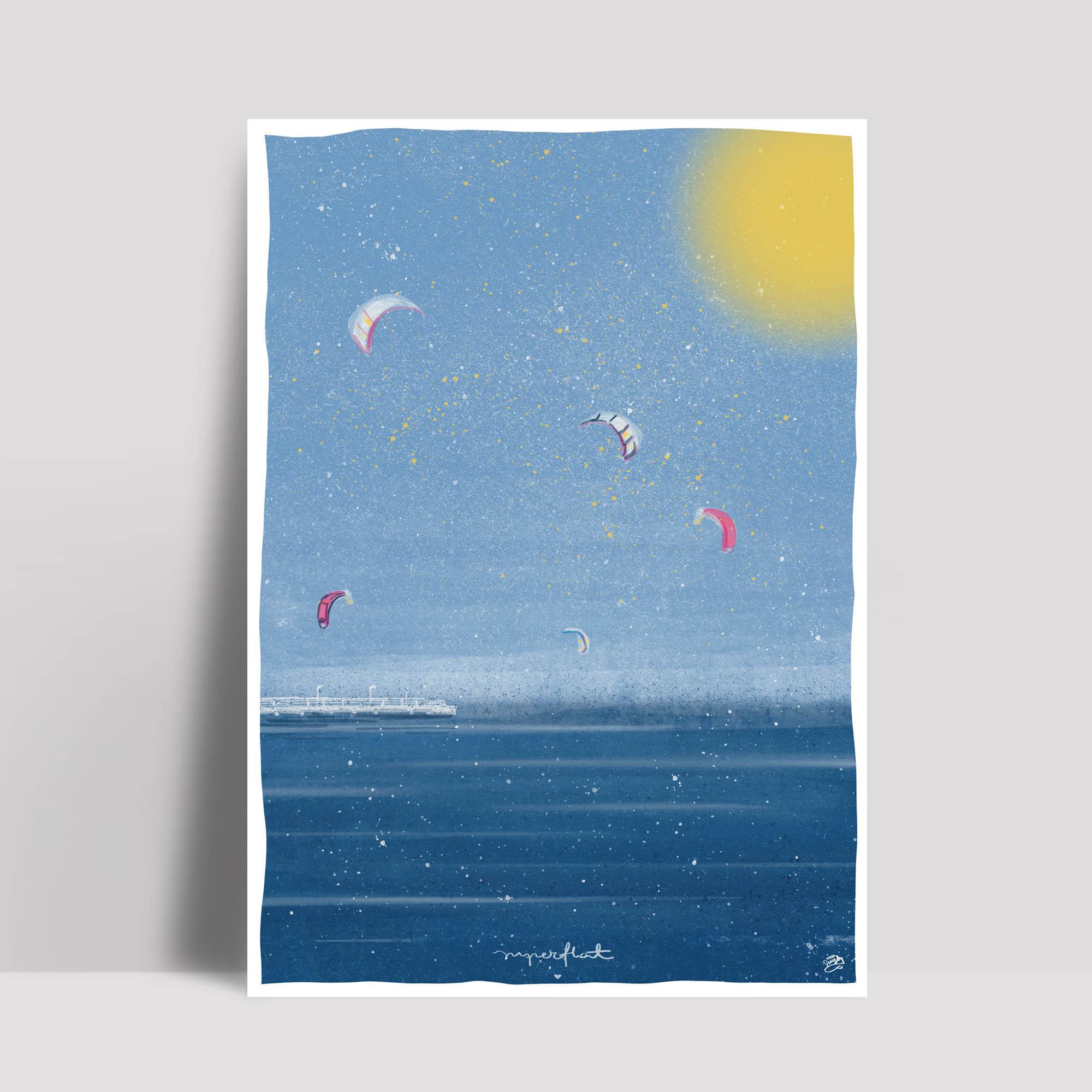 Plakat Polwysep - Super flat