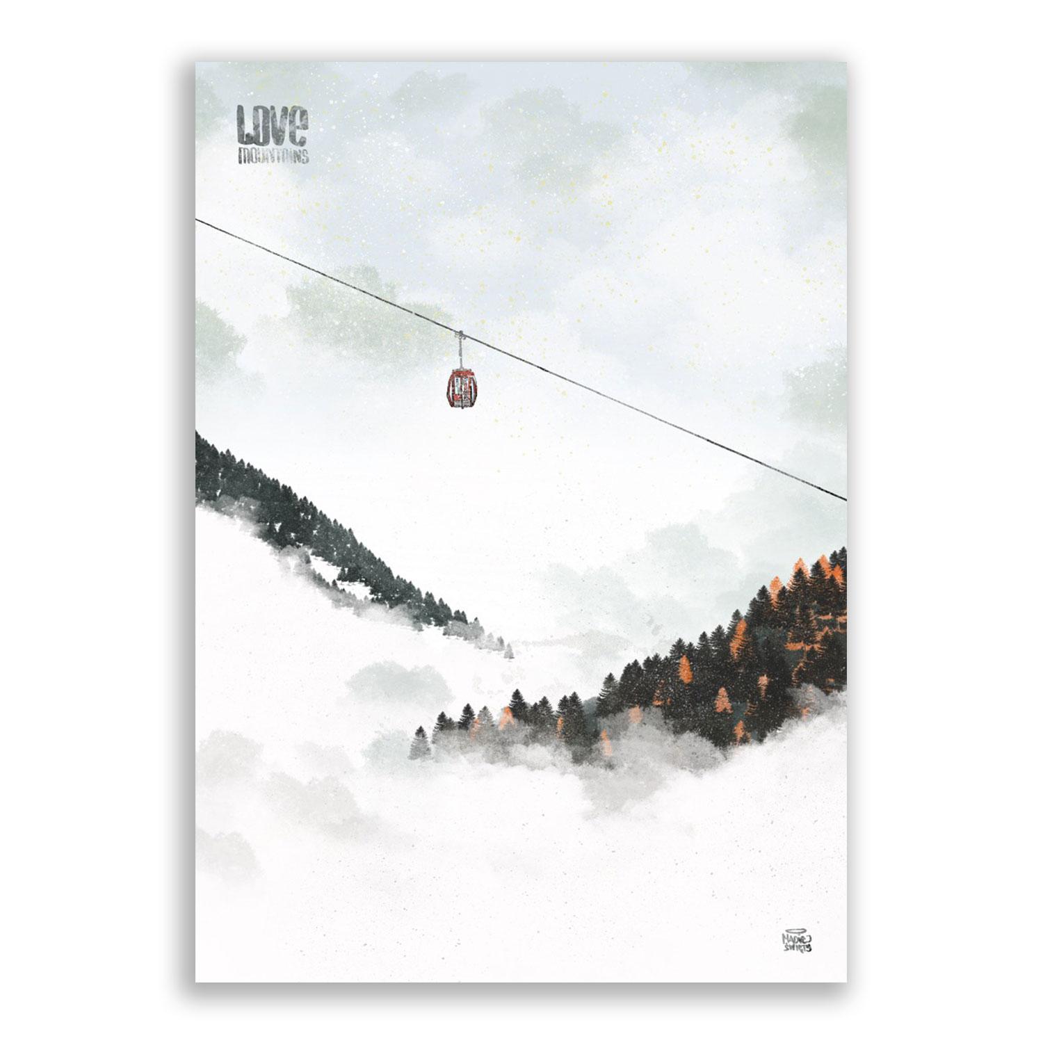 Plakat Kolejka Liniowa