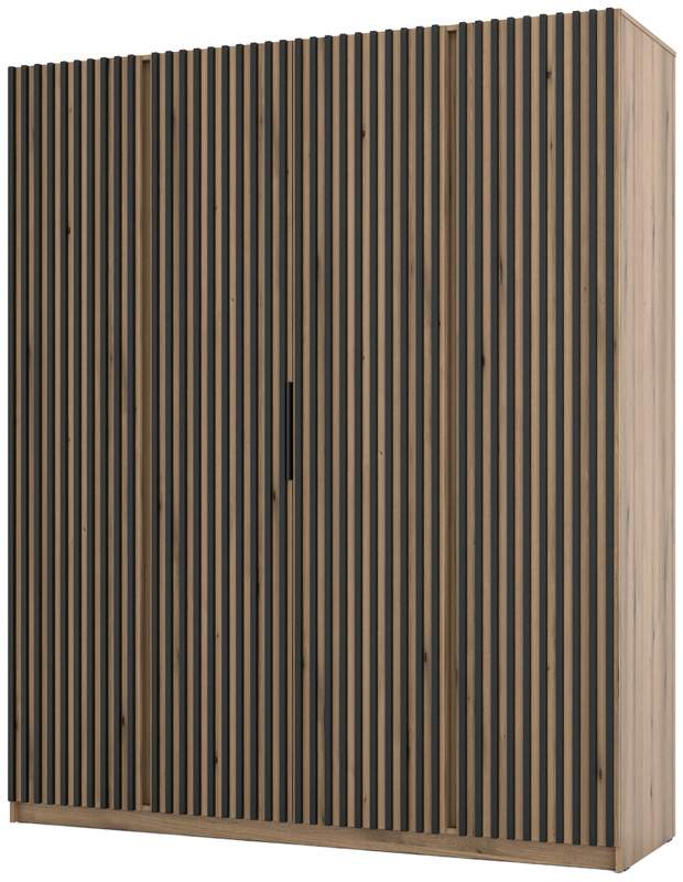 Szafa z lamelami do sypialni 200 cm KARAT