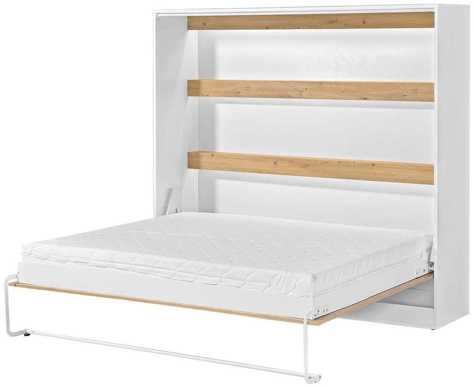 Dwuosobowy półkotapczan 160x200 cm poziomy PULSA opcja oświetlenia