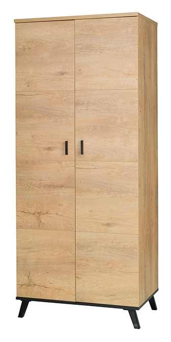 Szafa uchylna na wysokich nóżkach dąb lefkas jasny 81 cm JOHNY