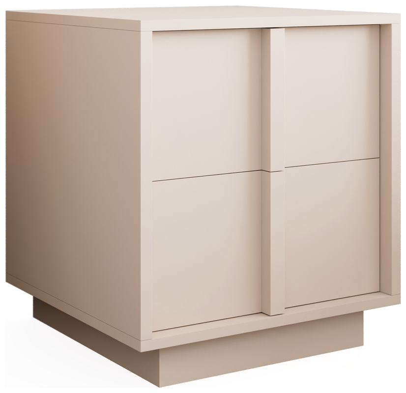 Szafka nocna 45 cm z szufladami do sypialni LEXA kaszmir