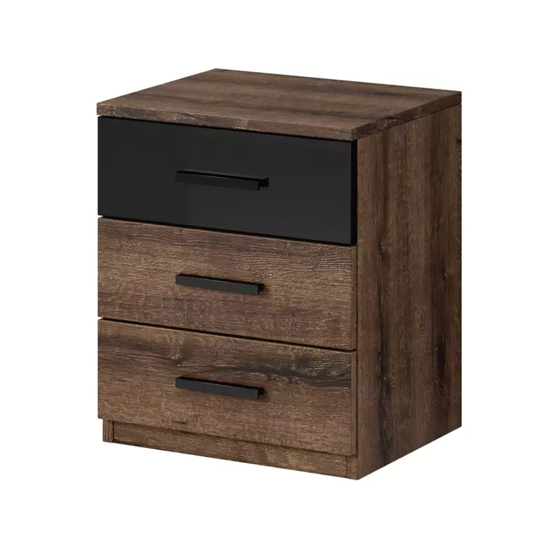 Szafka nocna z szufladami 47 cm dąb monastery GALACTIC