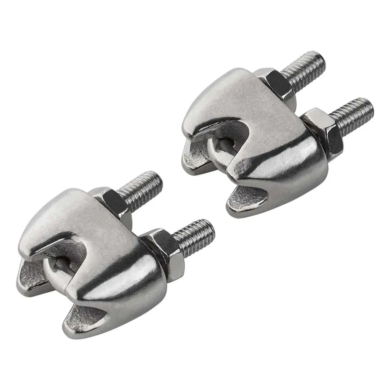 Zacisk kabłąkowy nierdzewny 2mm 2szt.