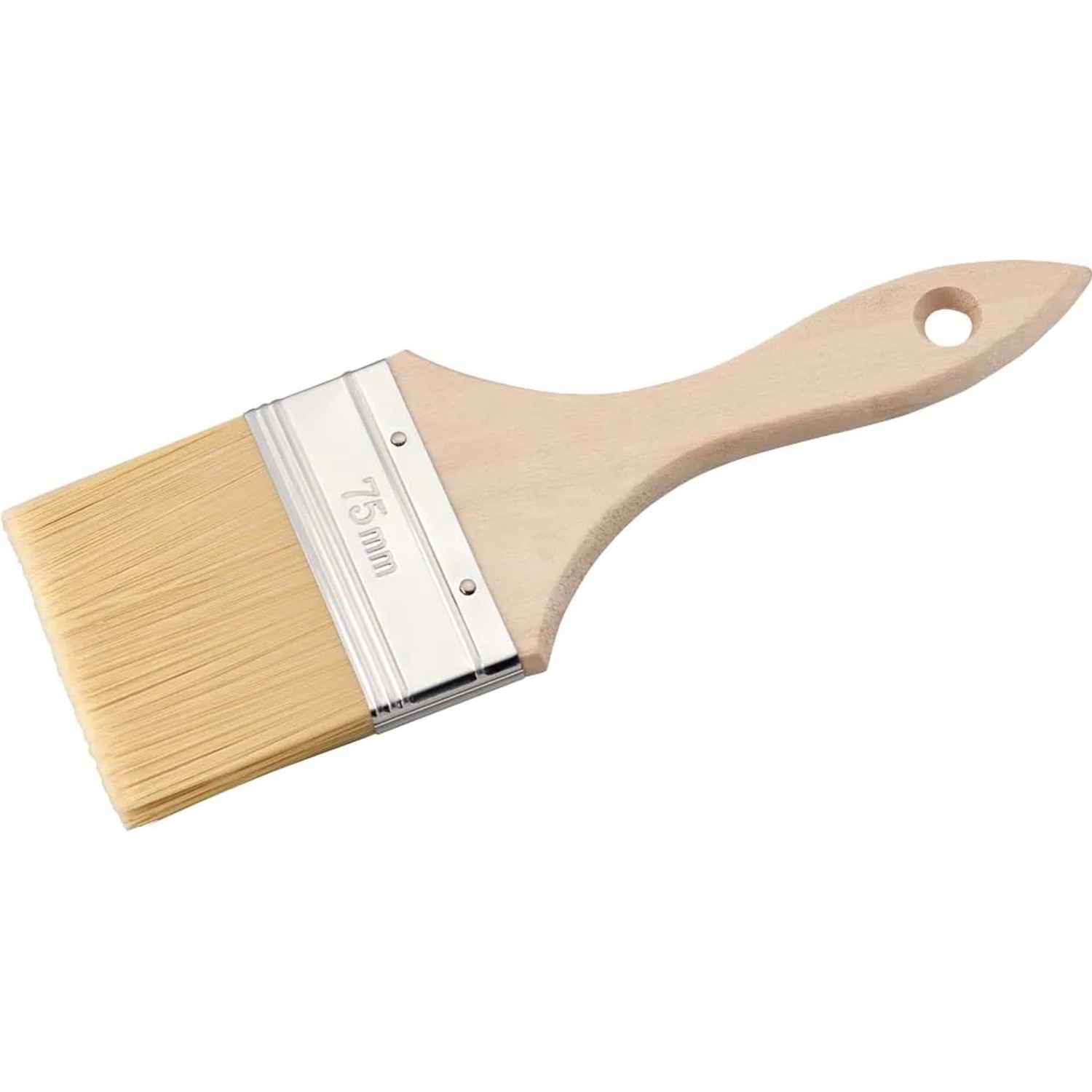 Pędzel płaski do lakieru - 75 mm