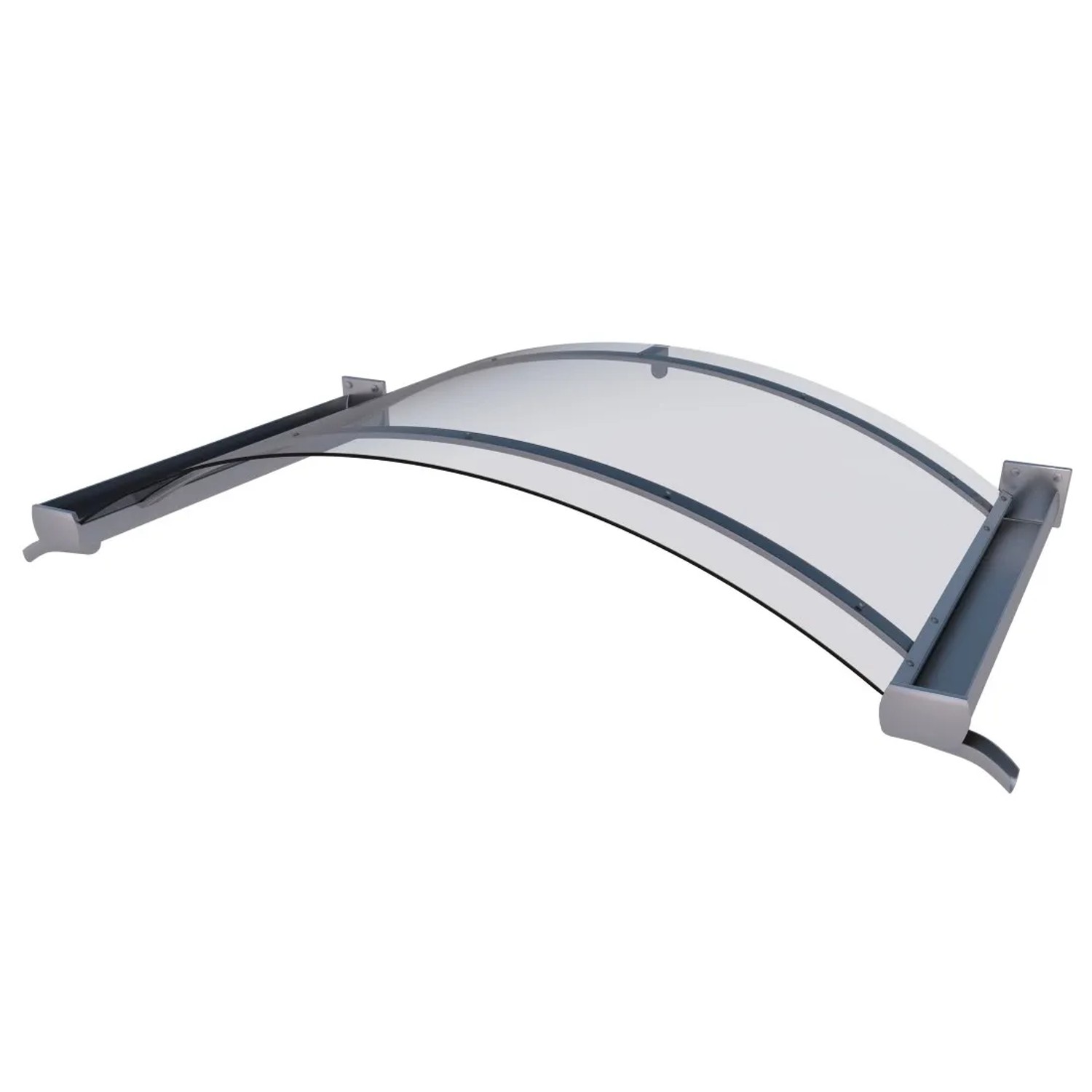 Gutta Zadaszenie Rondo 200x90x25 cm efekt stali