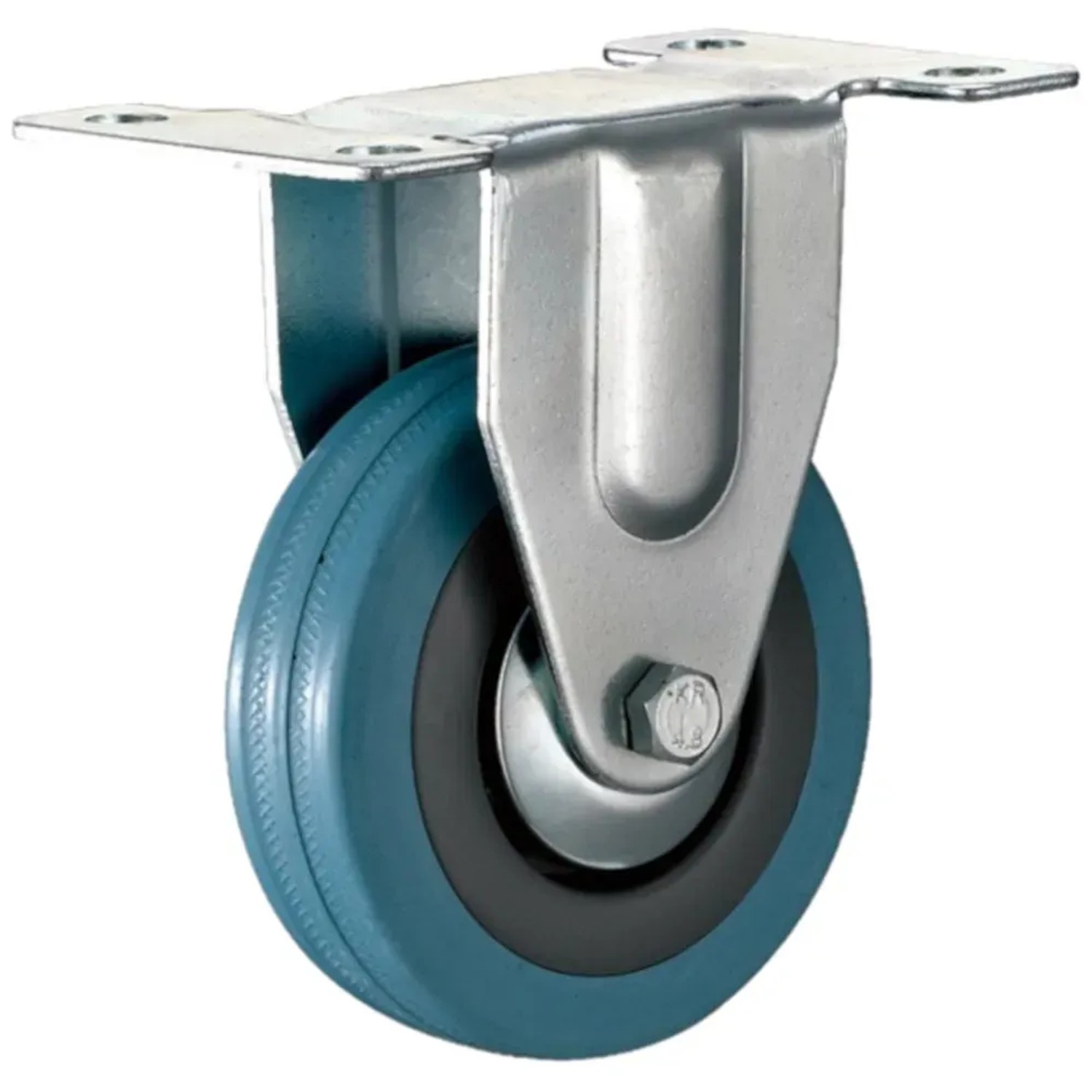 Domino Koło z płytką stałą 75mm 60kg guma