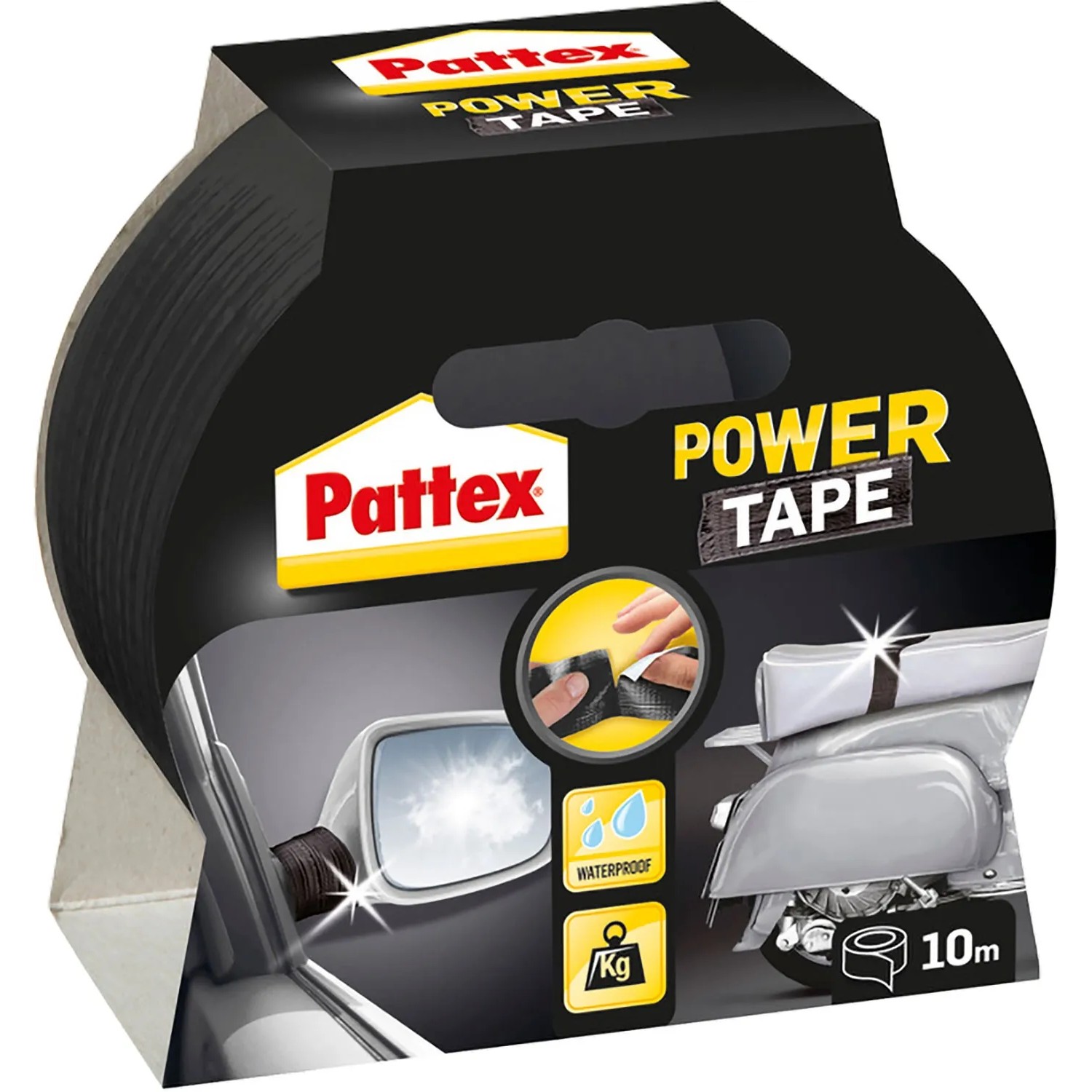 Pattex Taśma naprawcza Power Tape czarna 10 m x 50 mm