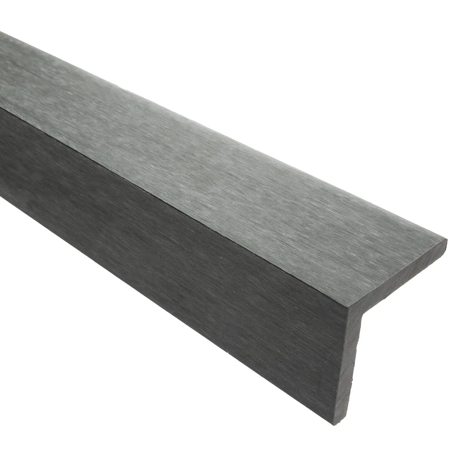 Listwa kątowa maskująca Bergdeck czarna - 5 x 5 x 240 cm