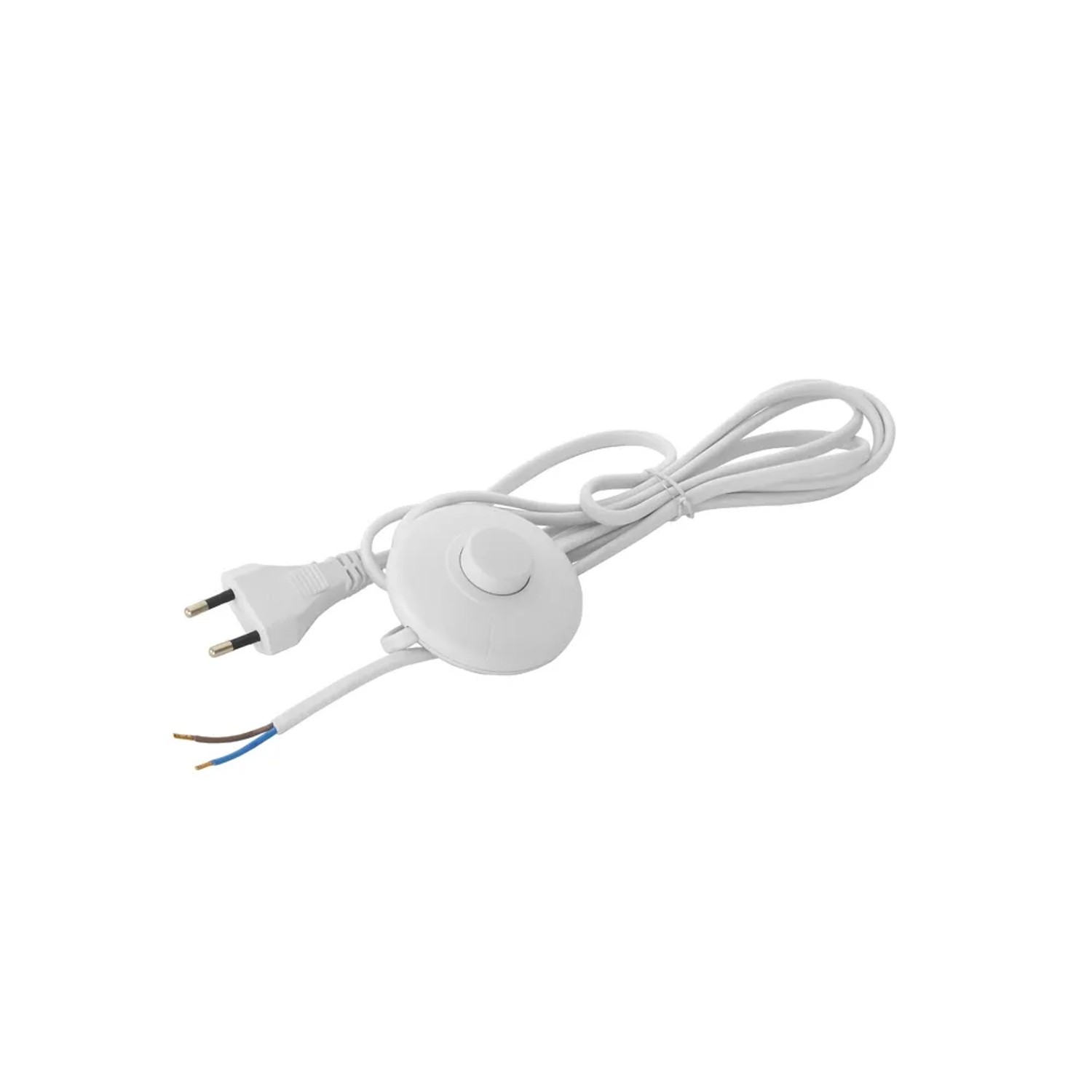 LUX-TOOLS Przewód z wtyczką wyłącznik nożny biały