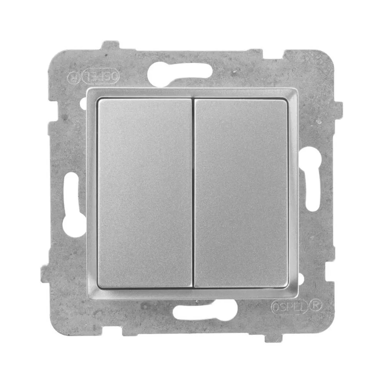 Łącznik Rosa świecznikowy srebrny