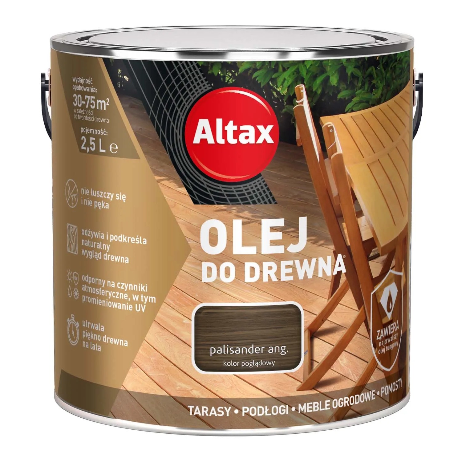 Altax Olej do drewna palisander angielski 2,5 l
