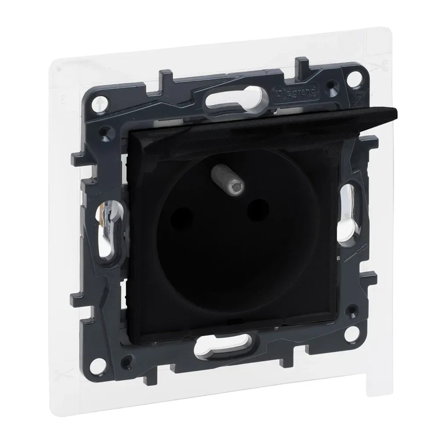 Niloe Step Gniazdo 2P+Z - IP44 16 A - 230 V bez przesłony, zaciski śrubowe, czar