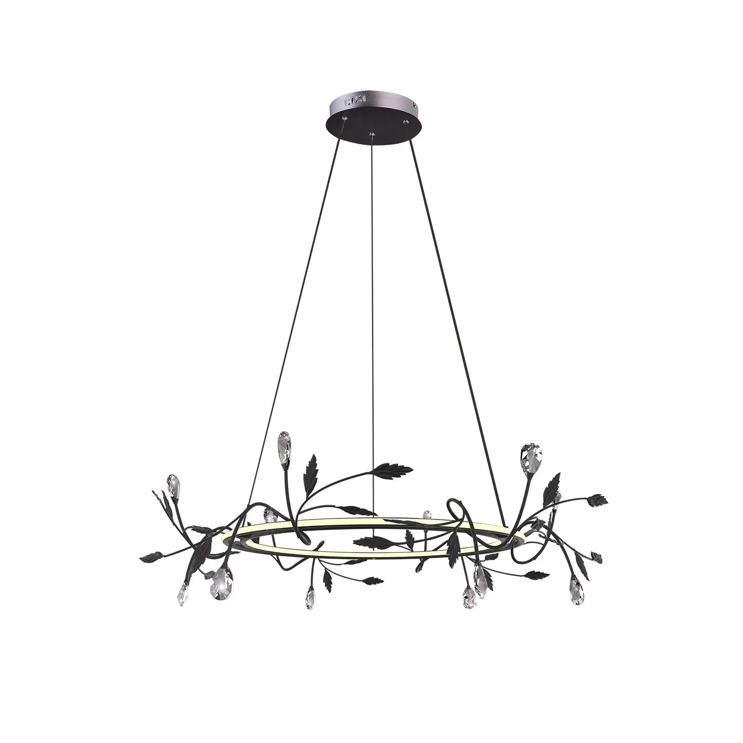Candellux Lampa wisząca GIAROS 36W 4000K 2100lm czarna