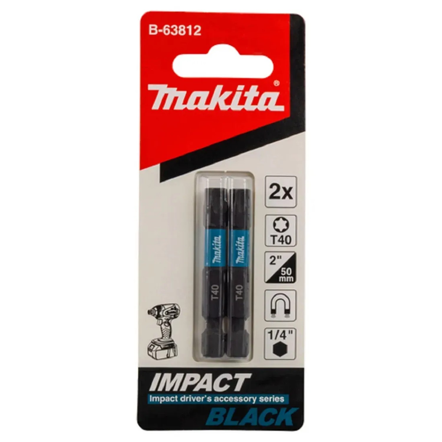 Makita Końcówka Impact Black T40-50 MM