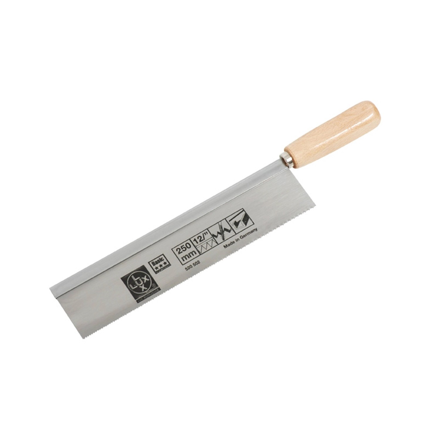 LUX-TOOLS Piła grzbietnica do drewna 250 mm