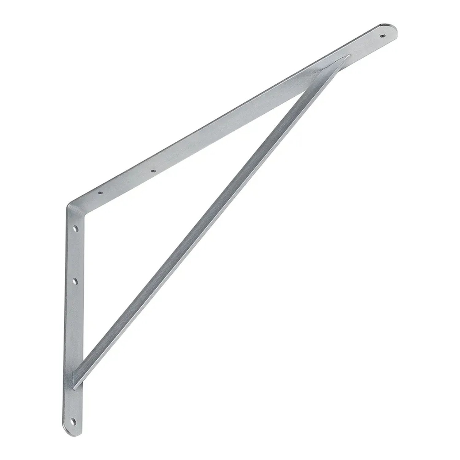 Domax Konsola stalowa wzmocniona 500 cynk jasny 330x500mm