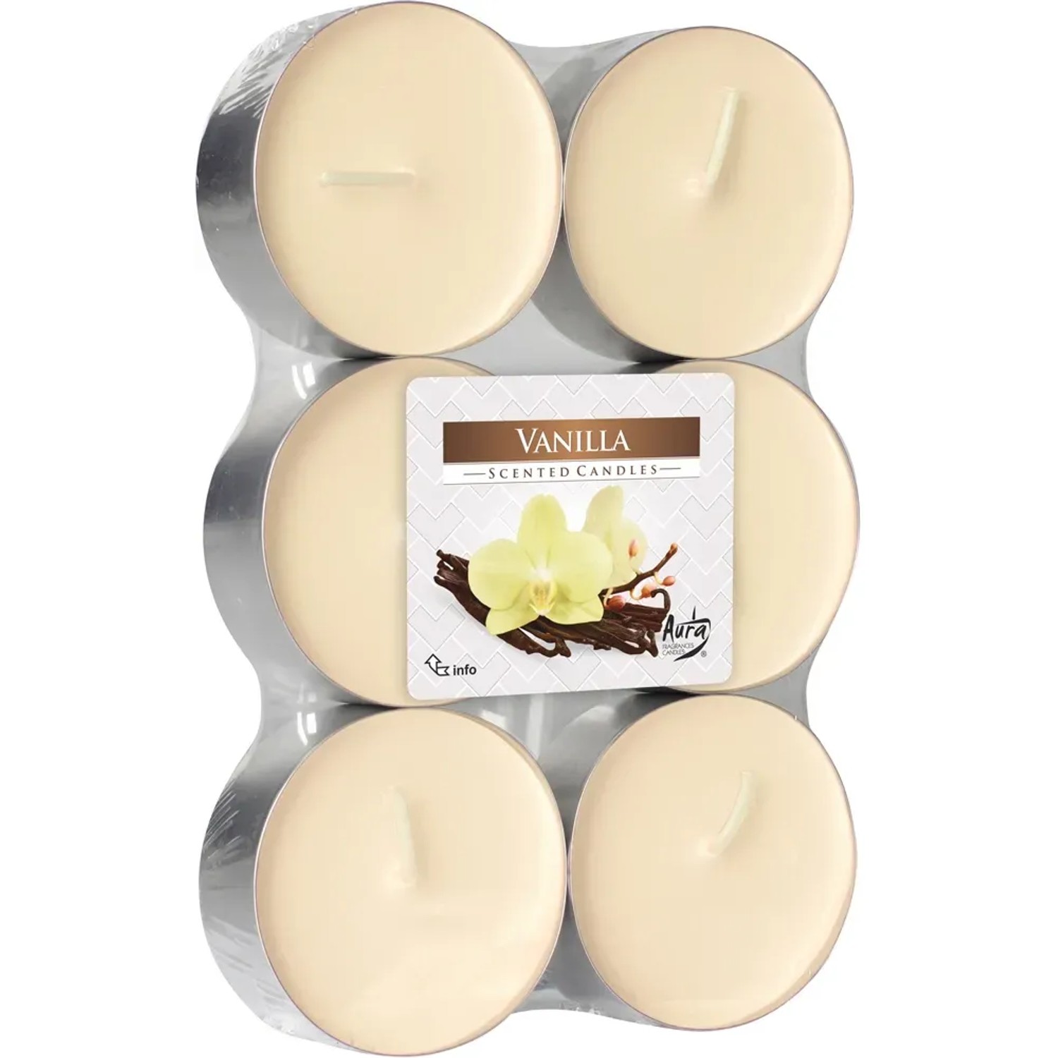 Świeca Tea light zapachowa Maxi wanilia