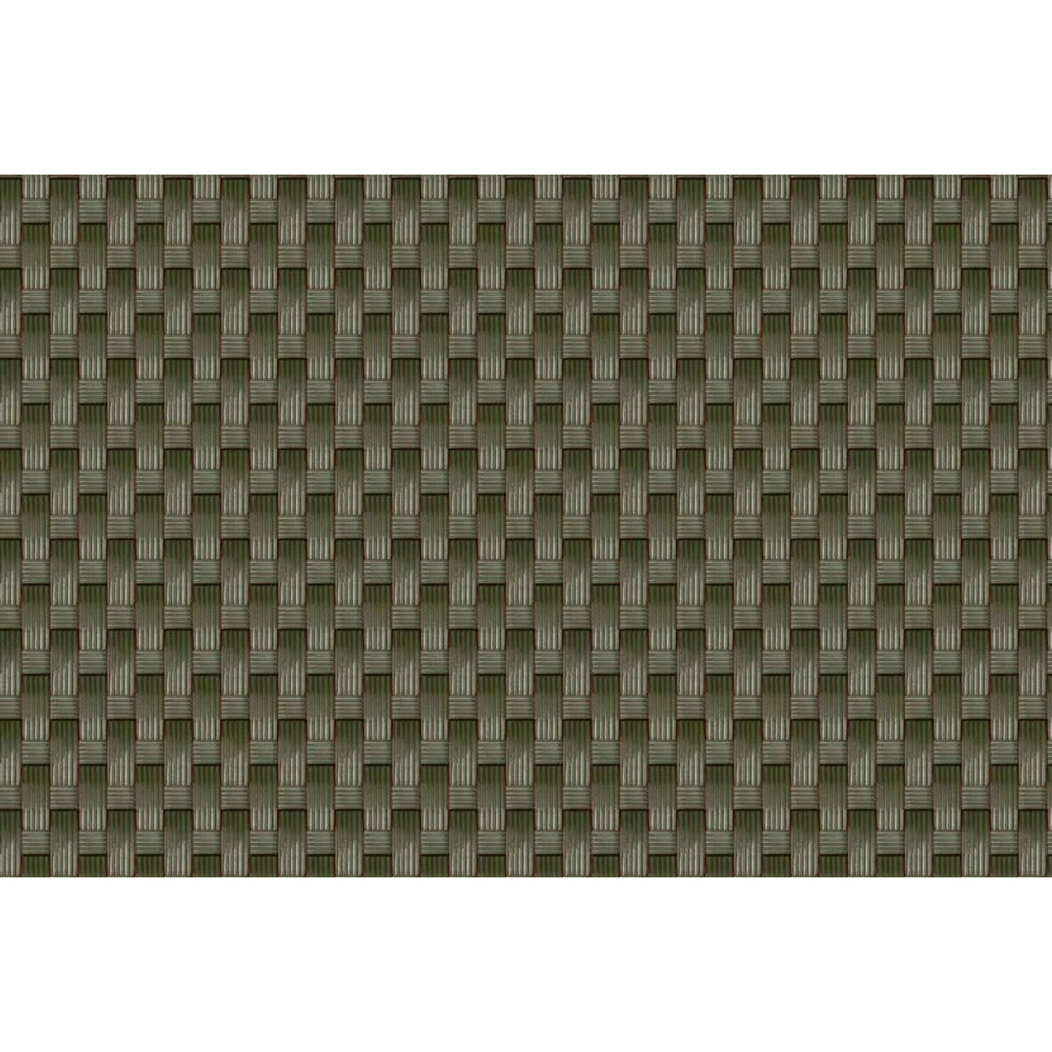 Mata rattanowa na wymiar zielona - 10 x 110 cm