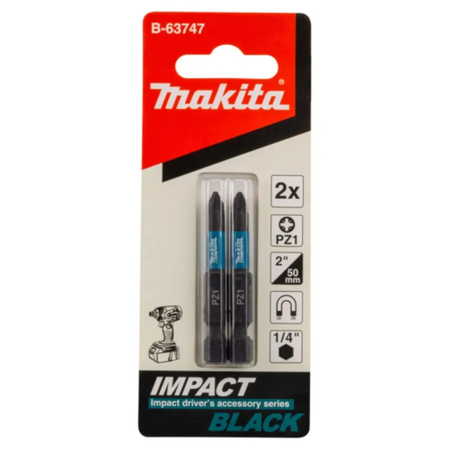 Makita Końcówka Impact Black PZ1-50 MM