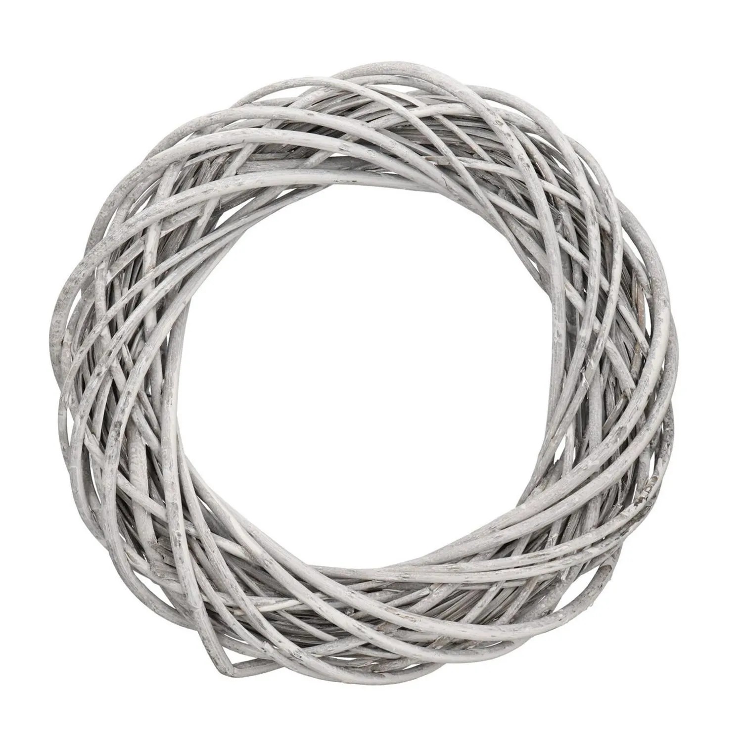 Wianek wiklinowy okrągły szary - 20 cm