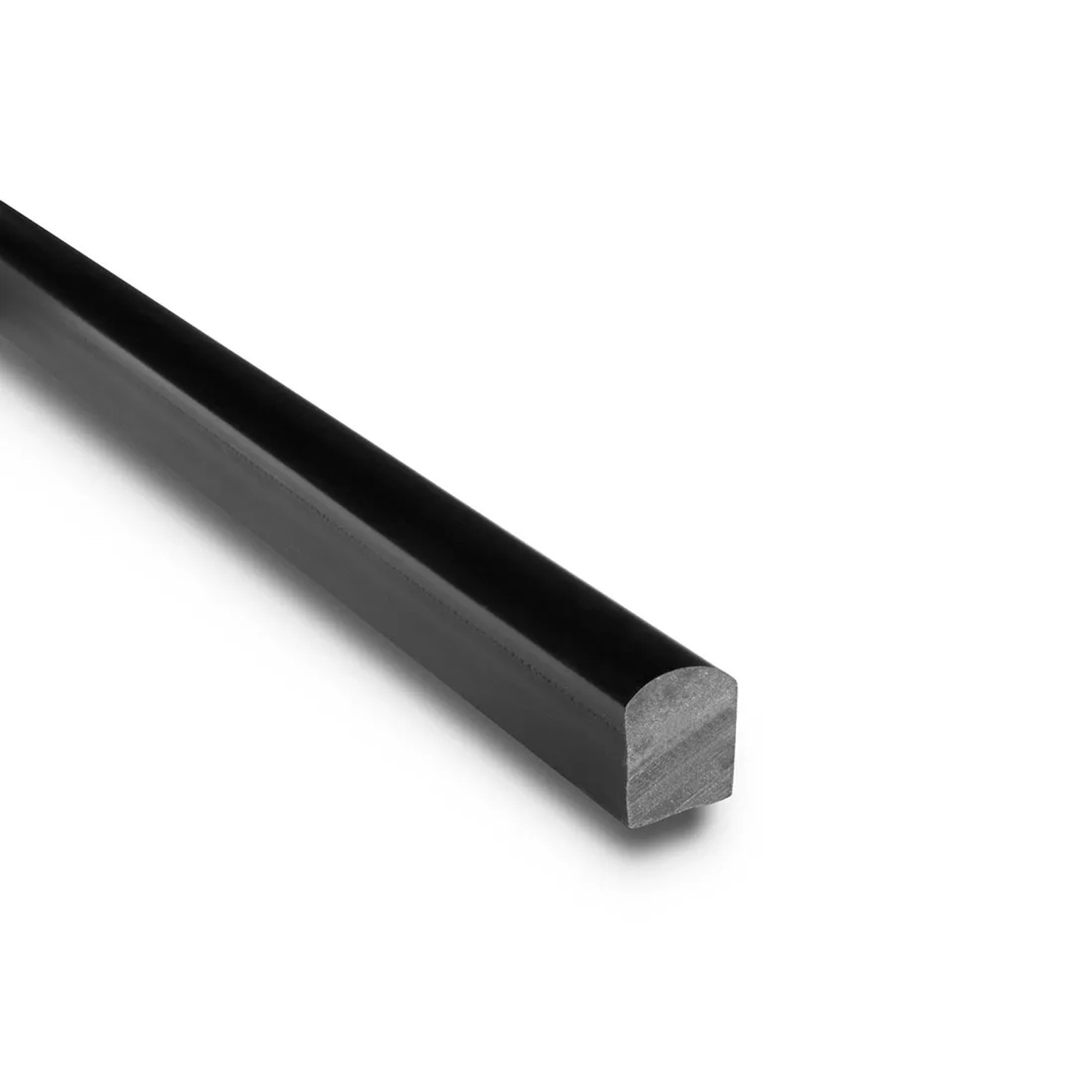 Próg akrylowy czarny 140 cm x 10 mm 1 szt