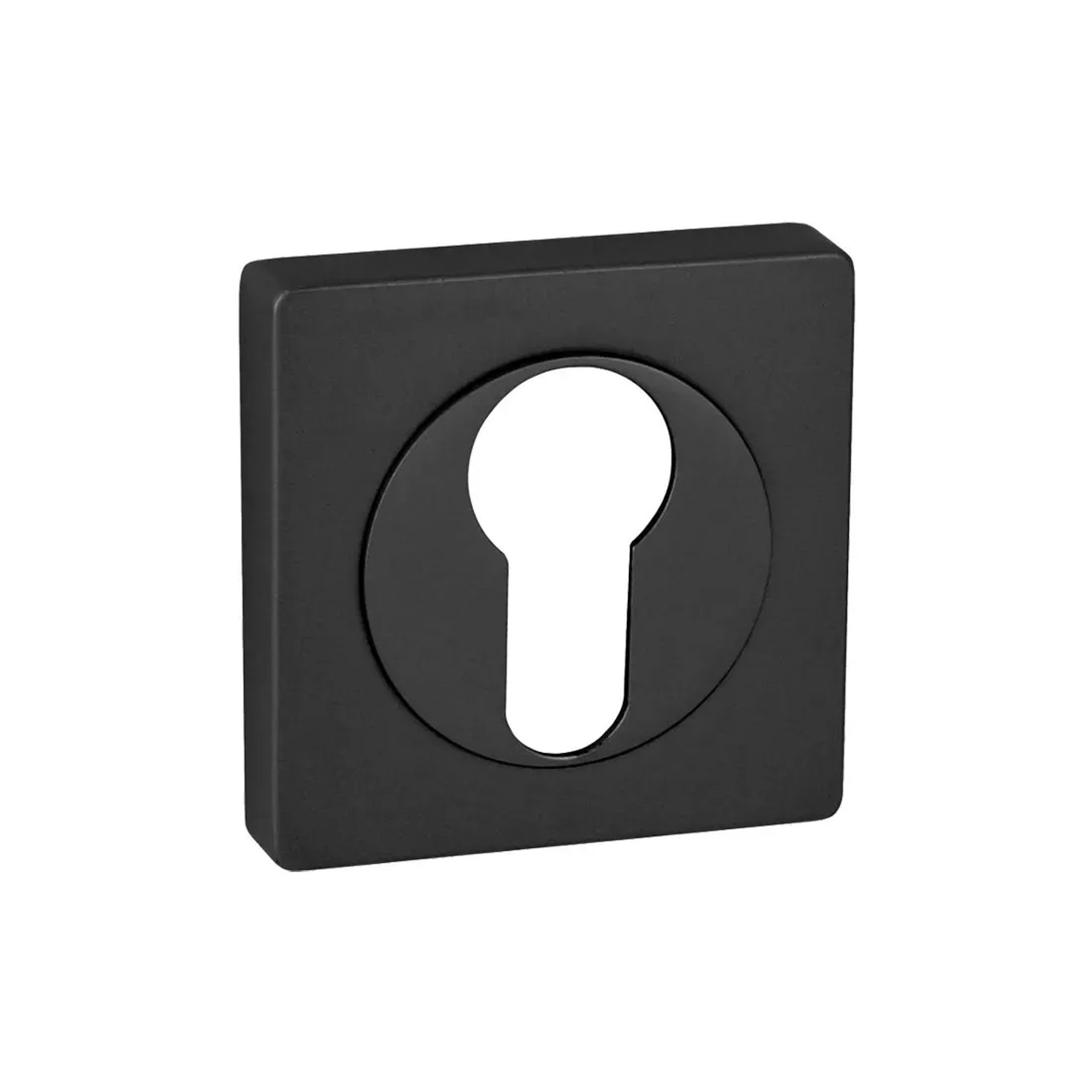 Domino Rozeta kwadratowa na wkładkę czarna