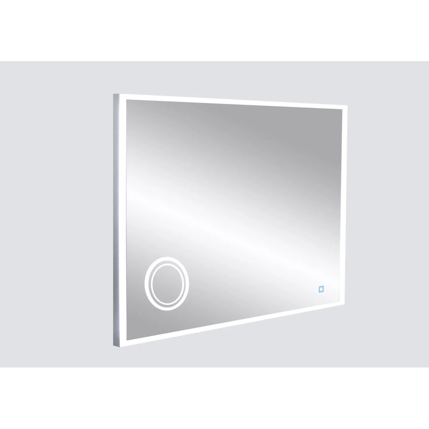 Lustro z LED Cosmetic Line srebrna rama 65x80