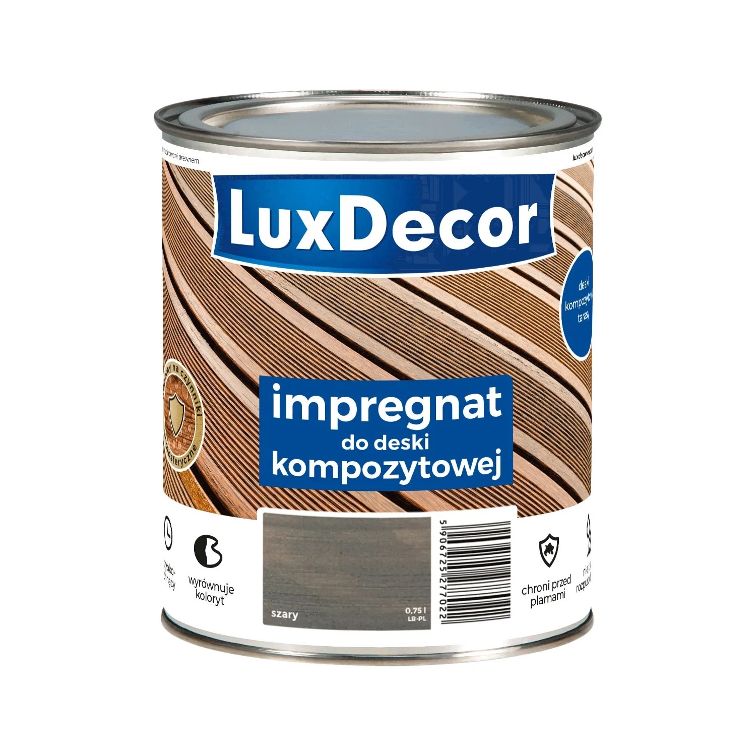 LuxDecor Impregnat do deski kompozytowej szary 0,7L