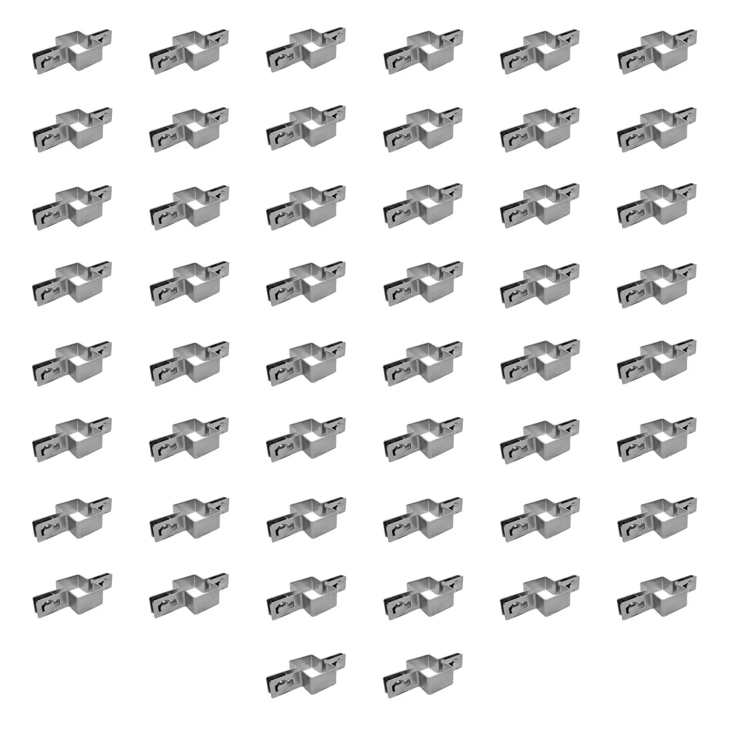 Obejma pośrednia ocynkowana 4 x 6 cm - 50 szt.