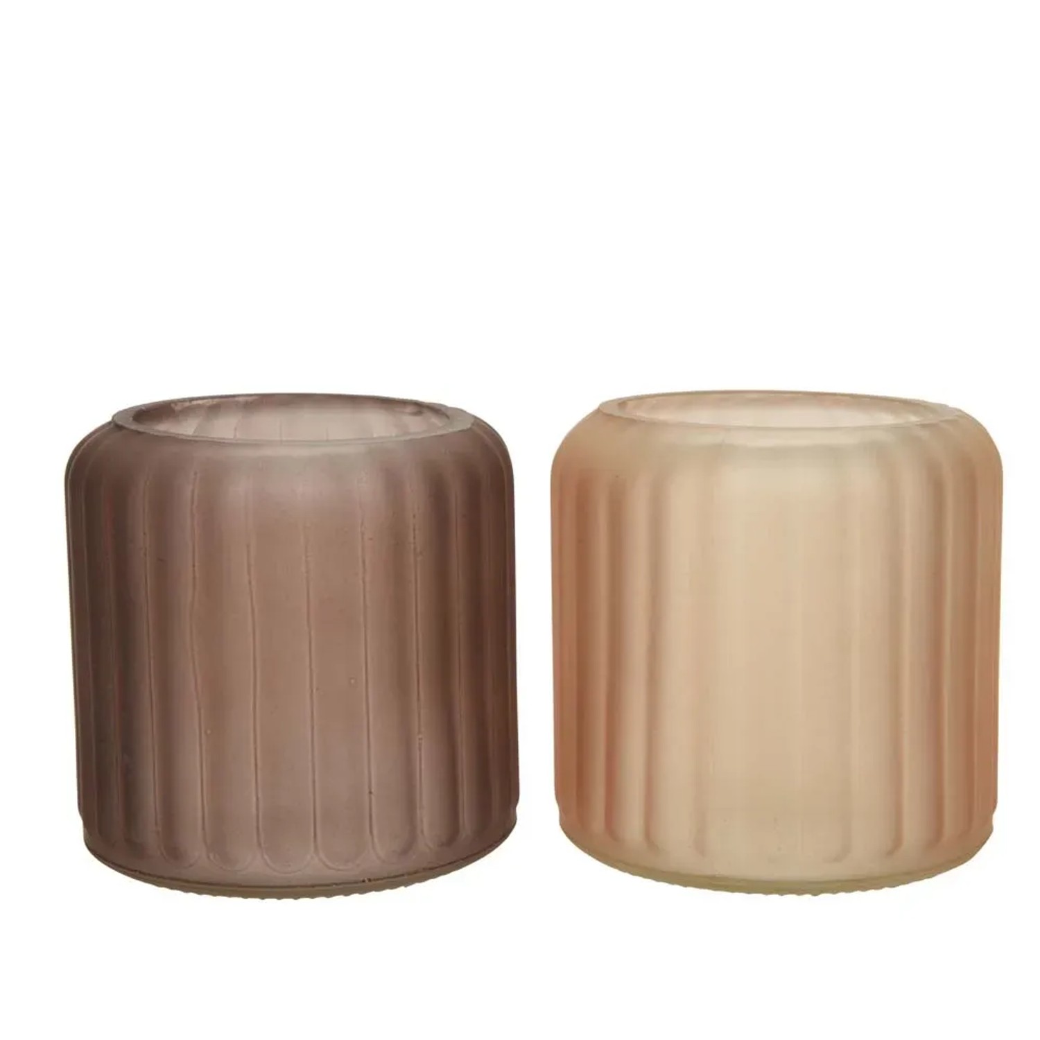 Świecznik szklany - śr. 8 cm