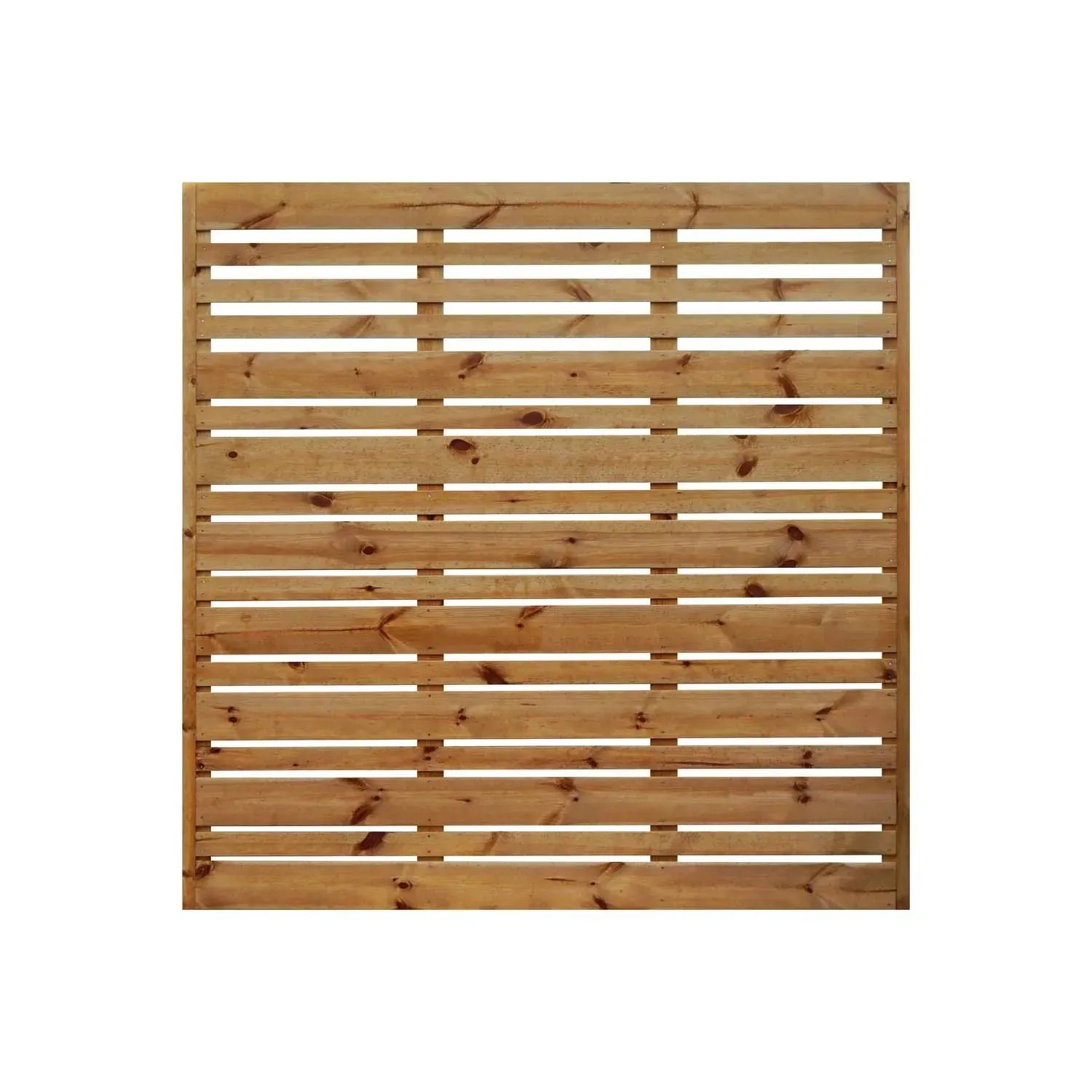 Płot ażurowy FELIKS prosty dąb - 180 x 180 cm