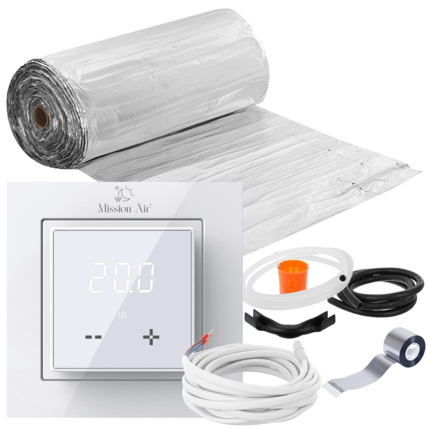 Mission Air Zestaw pod panele Mal 160 +Aries LCD 18m2