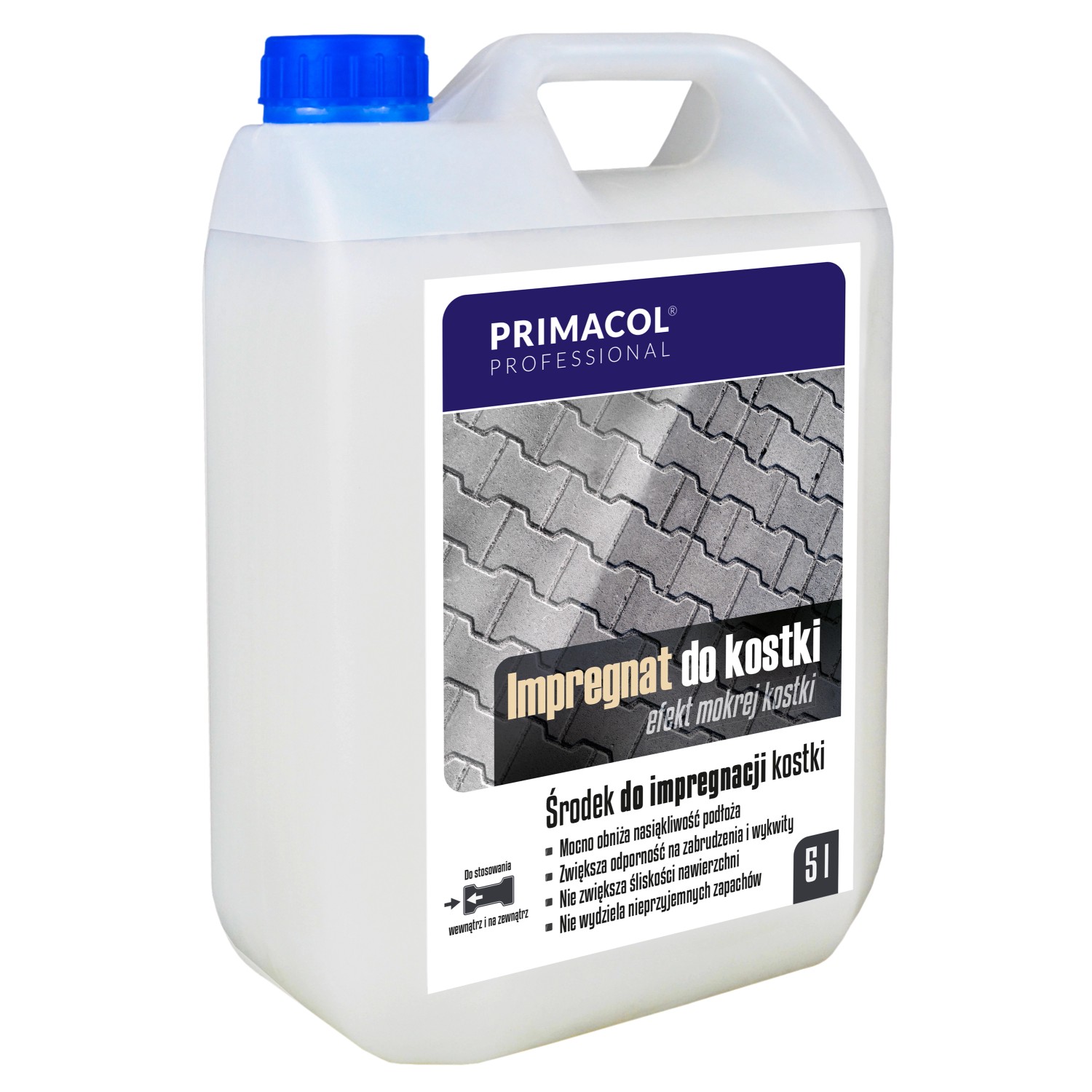 Impregnat do kostki brukowej z efektem mokrej kostki - 5 l
