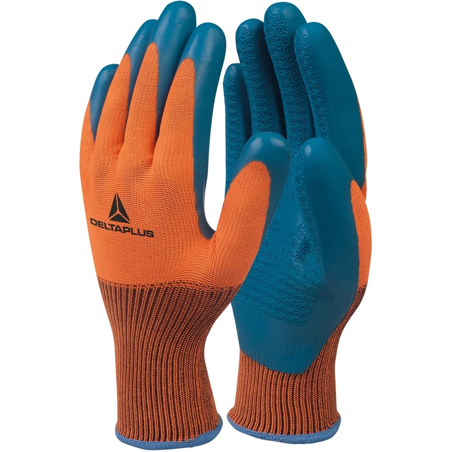 Rękawica z poliestru powlekane lateksem roz. 7