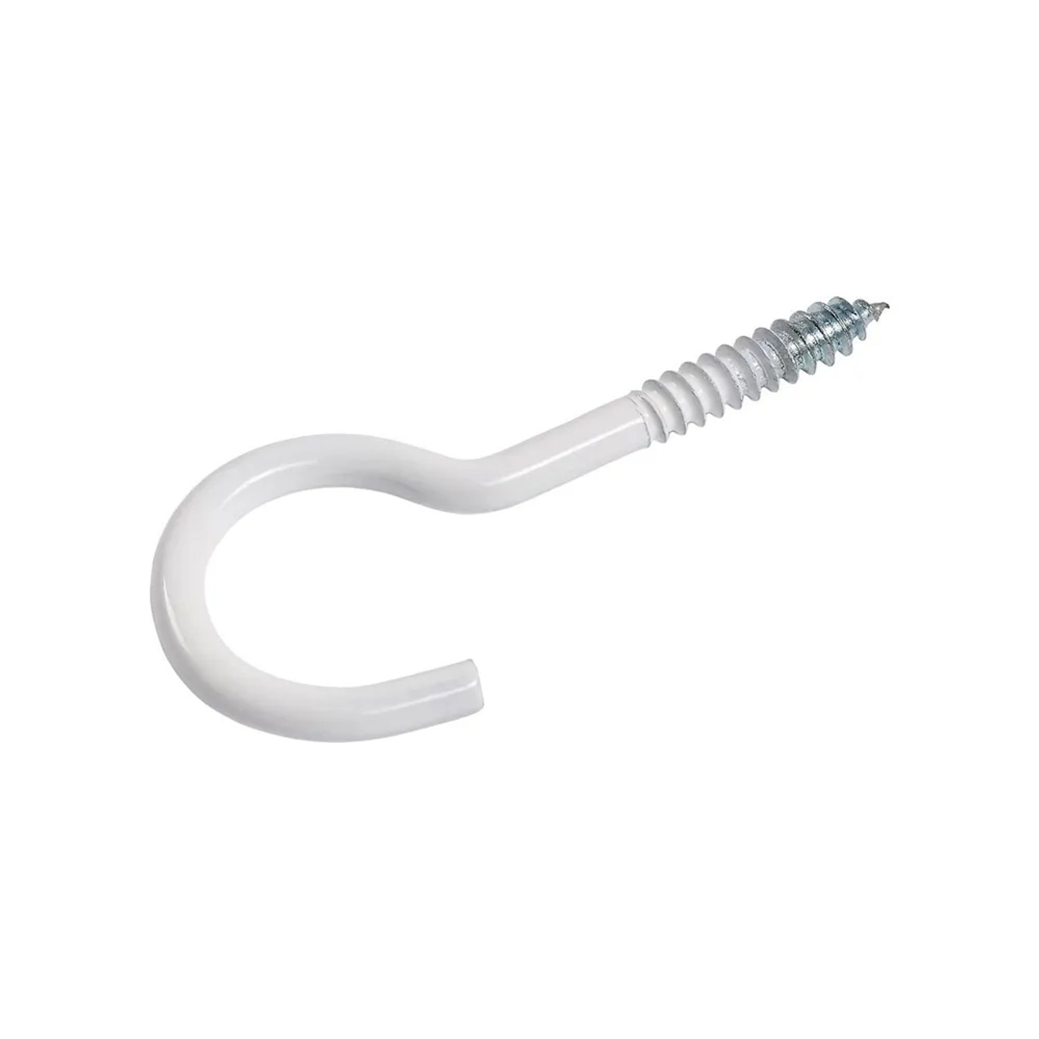 Lux-Tools Hak otwarty biały 3x40mm 8szt.