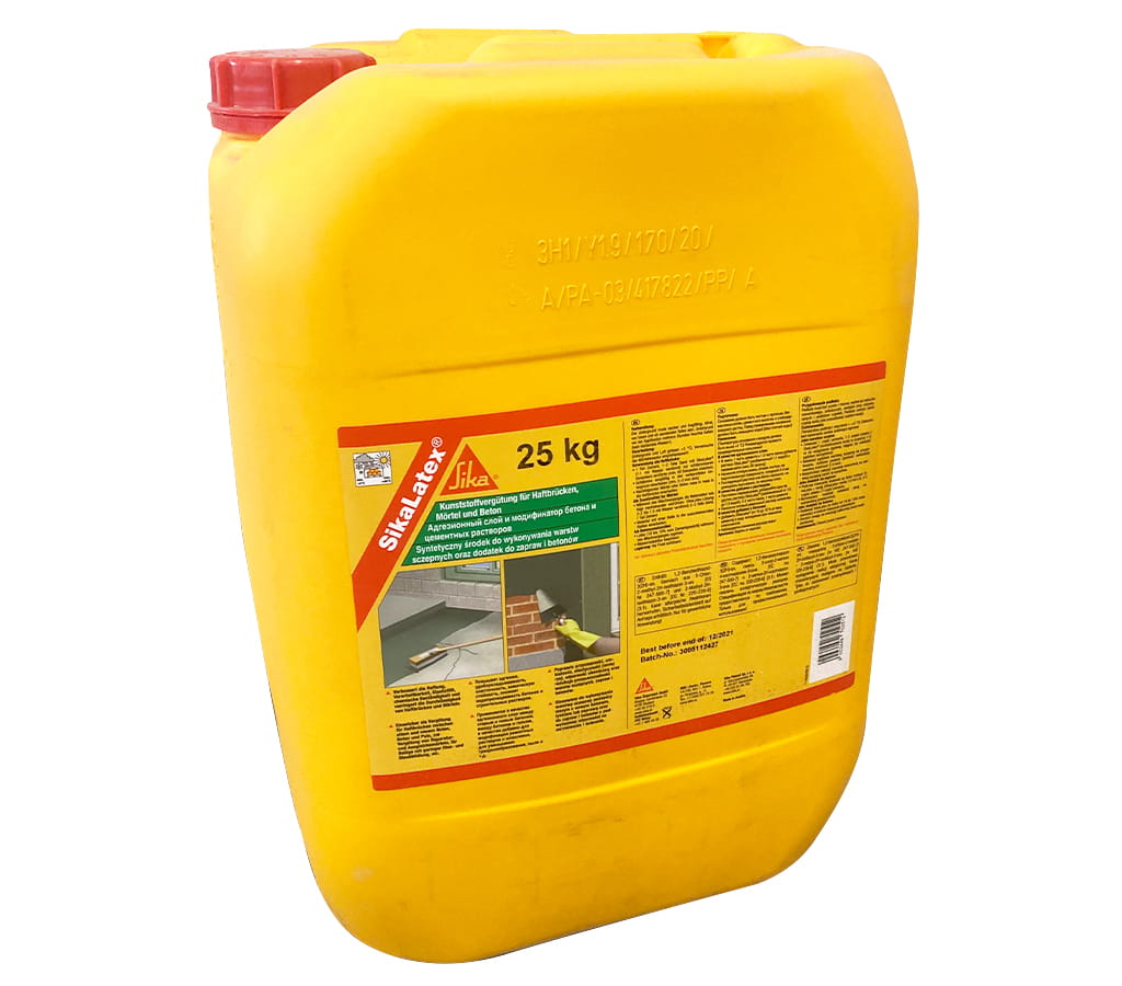 SIKA LATEX BIAŁY 25KG DODATEK DO BETONU I ZAPRAW