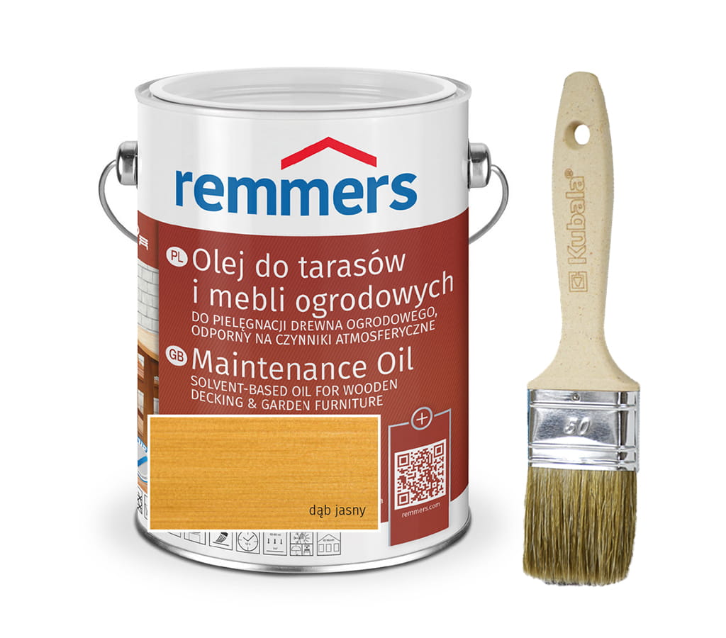 REMMERS PFLEGE-OL OLEJ DO DREWNA 2,5L JASNY DĄB