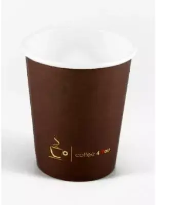 Kubki jednorazowe, 150ml, papier, 100 sztuk, brązowy SUP