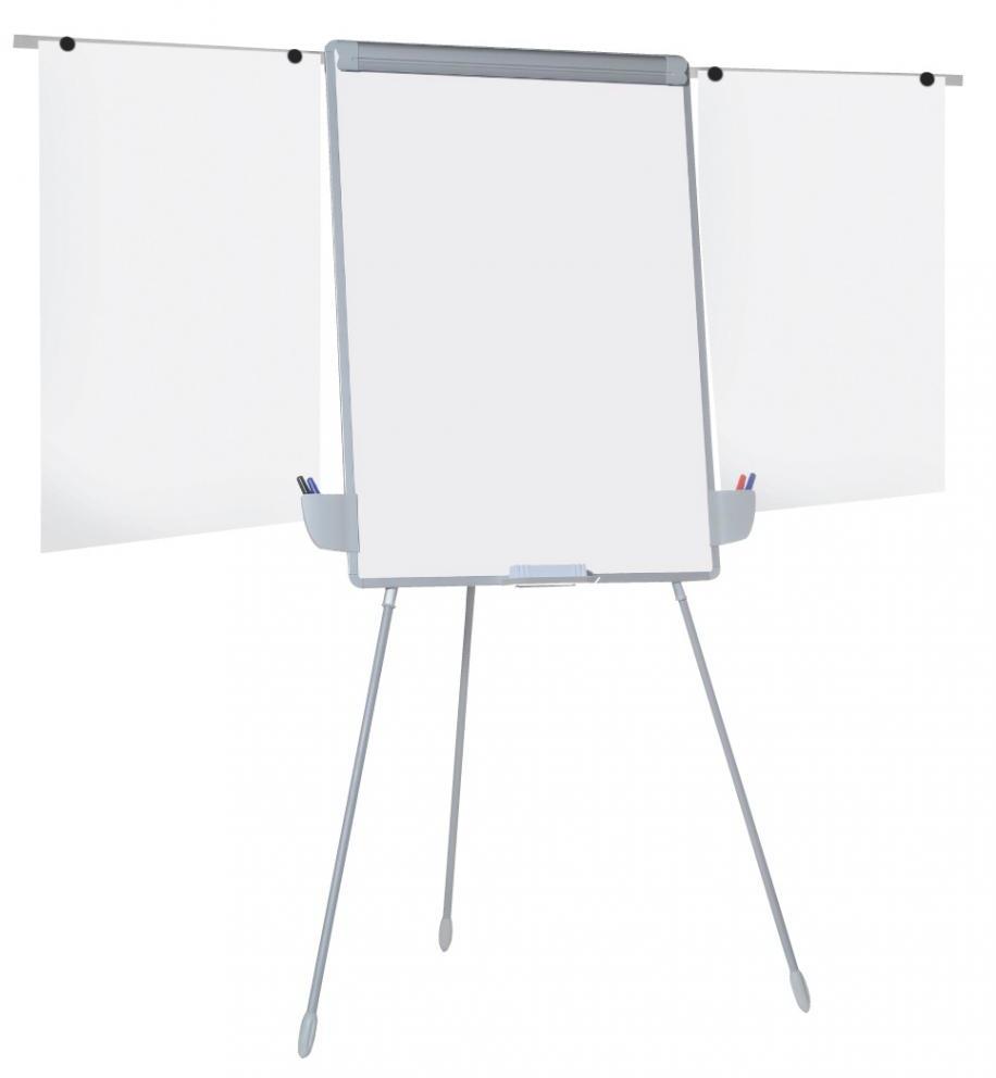 Flipchart Office Depot, magnetyczna, 100x70cm, srebrny