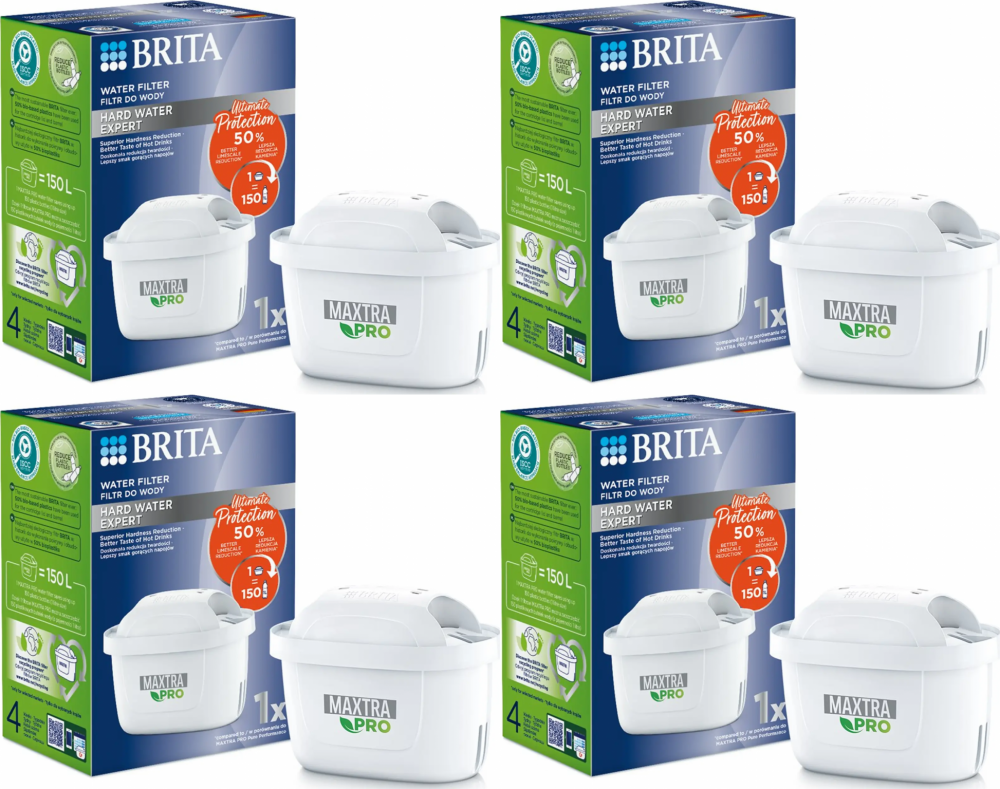 4x Wkład filtrujący Brita Maxtra Pro Hard Water Expert, 1 sztuka