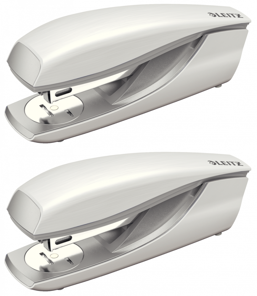 2x Zszywacz Leitz New Nexxt Style, do 30 kartek, biały